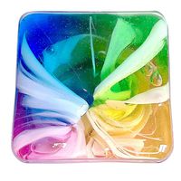 Binory 150ml Beautiful Rainbow Fantasy Fairy Cloud Slime,Water Slime Stress Relief Funny Clay Toy Gift for Kids Children Adults(B)