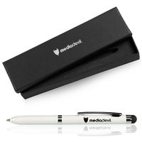 MediaDevil Stylus (Classic, White) for Tablets & Smartphones (e.g. Apple iPhone, iPad, Samsung Galaxy, Google Nexus) - Magicwand Stylus