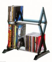 Rack CD DVD Storage Organizer Shelf Tower Cabinet Stand Multimedia Games