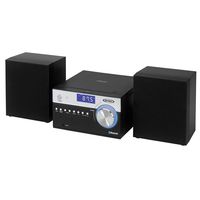 Jensen Modern Black Series JBS-200B Bluetooth CD Music System, NFC, Digital AM/FM Stereo with Speakers, Aux-In, & Remote Control (Black Series Edition Model)