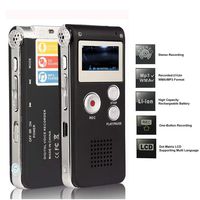 Digital Audio Voice Recorder/Dictaphone / MP3 Player -8GB / 650HR / Multifunctional Rechargeable Dictaphone Player with Built-in Speaker