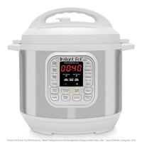 Instant Pot Duo 7-in-1 Electric Pressure Cooker, Slow Cooker, Rice Cooker, Steamer, Saute, Yogurt Maker, and Warmer, 6 Quart, White, 14 One-Touch Programs