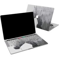 Lex Altern Vinyl Skin for MacBook Air 13 inch Mac Pro 16 15 Retina 12 11 2019 2018 2017 2016 Gray Forest Foggy Horse Animal Trees Nature Misty Cover Keyboard Decal Sticker Touch Bar Laptop Women