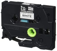 Brother HGES2215PK Black on White Extra-Strength Adhesive Label Tape
