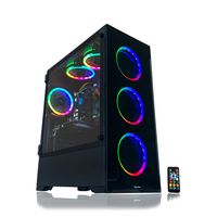 Gaming PC Desktop Computer Intel i7-3770 3.40GHz, 16GB RAM, 120GB SSD, 2TB HDD, WiFi, GTX 1060 3GB, VR Ready, Ethernet and WiFi, 6 RGB Fans with Remote, for Serous High End Gaming