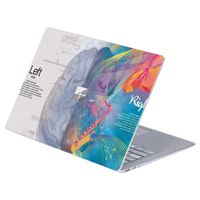 MasiBloom Top Side Laptop Sticker Decal for 13" 13.5 inch Microsoft Surface Laptop 3 & 2 & 1 (2019/18/17 Released), Not Compatible with Surface Book (for Surface Laptop, Brain- Blue)