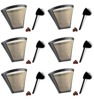 Replacement Permanent Coffee filter GTF-4 Gold Tone Filter for DCC-450 Coffee Maker with Large Coffee Scoop
