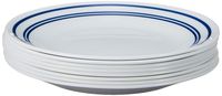Corelle 1136762 Bread Plates, 8-Piece, Classic Café Blue