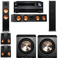 Klipsch RP-280F Tower Speakers-PL-200-5.2-Onkyo TX-NR838