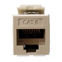 Leviton 61110-RI6 eXtreme 6+ QuickPort Connector, CAT 6, Ivory