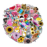 103Pcs Cute Vinyl Stickers Pack Waterproof for Laptop,Lovely Sticker Decals for Teen Girls,Computer,Skateboard, Luggage