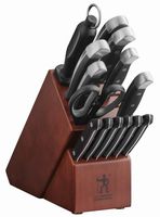 J.A. Henckels International Statement 14 Piece Cutlery Set + Dark Wood Block