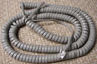 Gray 25' Ft Long Handset Cord for Nortel Phone Norstar Meridian M Series M7100 M7208 M7310 M7324 M2000 M2006 M2008 M2112 M2216 M2317 M2616 Centrex M5000 M5008 Dolphin Curly Coil by DIY-BizPhones