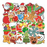 100-Pcs PVC Stickers Vinyl Merry Christmas Laptop Car Decals Waterproof Sunlight-Proof Durable for Cars Motorbikes Luggage Skateboard Decor