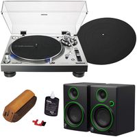 Audio-Technica AT-LP140XP Direct-Drive Professional DJ Turntable with Audio Immersion Bundle