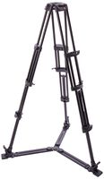 Manfrotto 545GB Two Stage Professional Video Tripod with Floor Level Spreader (Black)