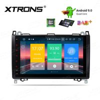 XTRONS Android 9.0 Car Stereo Radio GPS Navigation 9 Inch Touch Screen Slim Design Head Unit Supports Plug and Play WiFi Bluetooth 5.0 Backup Camera DVR OBD2 TPMS for Mercedes Benz W169 W245 W639