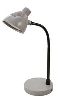 V-LIGHT LED Energy-Efficient Desk Lamp with Adjustable Gooseneck Arm, Gray (VSLC066G)