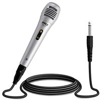 Pyle-Pro Instrument Dynamic Microphone, Silver (PDMIK1)
