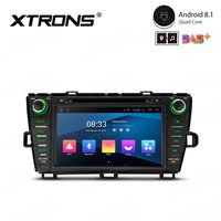XTRONS 8 Inch Android 8.1 Car Stereo Radio GPS Navigator with Bluetooth 5.0 USB SD DVD Drive Supports Backup Camera DVR Full RCA SWC 4G 3G for Toyota Prius 2009-2013