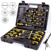 Amartisan 42-piece Magnetic Screwdriver Set with Case, Includs Slotted, Phillips, Hex, Pozidriv,Torx and Precision Screwdriver Set