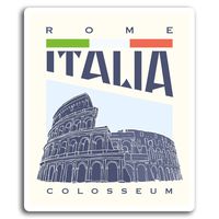 2 x 10cm Rome Italy Colosseum Vinyl Stickers - Sticker Laptop Luggage #19409 (10cm Tall)