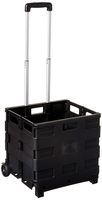 Inspired Living by Mesa Rolling utility-carts, Large, BLACK