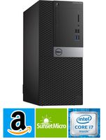 Fast Optiplex 7040 Mid Size Business Tower Computer PC (Intel Quad Core i7-6700, 16GB Ram, 256GB SSD, HDMI, DVD-RW) Win 10 Pro (Renewed)