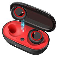 Wireless Earbuds Bluetooth 5.0 for Running, Bluetooth Earbuds with Microphone, Nonstop 9 Hrs Playtime, IPX5 Waterproof, True Wireless Earbuds, Earbuds Bluetooth Wireless for Android/iPhone Black