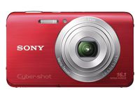 Sony Cyber-shot DSC-W650 16.1 MP Digital Camera with 5x Optical Zoom and 3.0-Inch LCD (Red) (2012 Model)