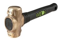 Wilton  90212 2 -1/2-pound Head, 12 B.A.S.H  Brass Hammer with Safety Plate Securing Head to Handle