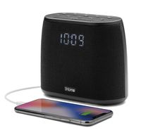 iHome iBT234 Dual Alarm Clock FM Radio Bluetooth Speaker, Voice Control Siri and Google Assistant, with USB Charging Station/Phone Chargers for Bedrooms