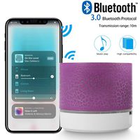 Portable Wireless Mini Bluetooth Speaker,AICase Super Bass Stereo Rechargeable Speaker with LED Lights