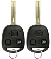 KeylessOption Keyless Entry Remote Control Car Key Fob Replacement for HYQ1512V (Pack of 2)