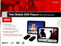 RCA Twin 9 Mobile DVD Player - Black (Drc6296) - As Sold At Target
