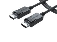 PWR+ DP to DP DisplayPort Cable 144hz, 1080p - Short 3 Ft for Monitor, Laptop, Desktop, TV, Projector