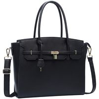 Laptop-Bag-for-Women,Laptop-Bag 15.6-inch Multi-pocket Laptop-Tote-Bag Professional Briefcase-for-Women Large Capacity Work-Tote-Bags for Business Women Teachers Lawyers Students,black