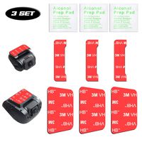 YiePhiot 3M Dash Cam CR900 Replacement Double Sided Tape, Strong Adhesive Sticky 3M VHB Mounting Tap for Crosstour CR900 Dash Cam (3 Set)