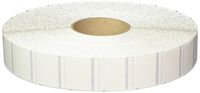 Compulabel Wafer Tab Seals, 1 1/2" Circle, Translucent, 10000 Per Roll, Permanent Adhesive (910427)