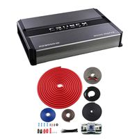 Crunch Power Drive 3000W Mono Class D Car Audio Amplifier + 4 Gauge Wiring Kit