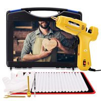 Hot Glue Gun with Glue Sticks 20 Pcs, High Temp Glue Guns kit Full Size(Not Mini),60/100W, All in one for DIY Projects, Arts and Crafts & Home, Professional Industrial Repair for Sealing Use,Gift