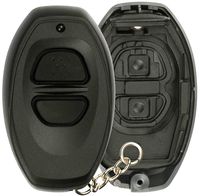 KeylessOption Keyless Entry Remote Control Black Car Key Fob Shell Case Cover Button Pad for Toyota Dealer Installed Alarm System BAB237131-022