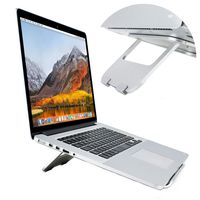 Olixar ErgoRiser - MacBook Stand/Portable Folding Laptop Stand/Metal Foldable Desk Mount - Adjustable - Ergonomic & Ventilated Tablet Stand - Heat Dissipating - Improves Posture & Comfort