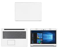 Decalrus - Protective Decal for Lenovo IdeaPad 330 (15.6" Screen) Laptop White Carbon Fiber Skin case Cover wrap CFlenovoIdeapad330_15White