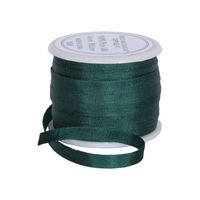 Threadart 100% Pure Silk Ribbon - 4mm Emerald Green - No. 702-3 Sizes - 50 Colors
