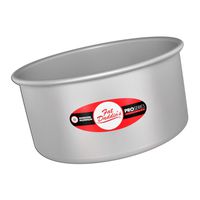 Fat Daddio's PRD-84 Round Cake Pan, 8 x 4 Inch, Silver