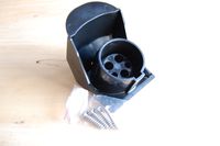 J1772 EVSE electric car holster plug holder dock with cable hook