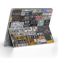 igsticker Ultra Thin Premium Protective Back Stickers Skins Universal Tablet Decal Cover for Microsoft Surface Go (2018) 008545 Number　Plate　Colorful　Photo