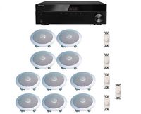 Distributed Home Audio Whole House Sound System- Ceiling Speakers and Wall Volume Controls for 5+ Rooms