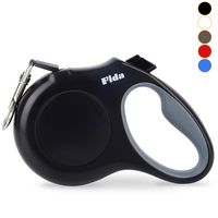 Fida Retractable Dog Leash, 16 ft Dog Walking Leash for Small Dogs up to 26 lbs, 360° Tangle Free, Black